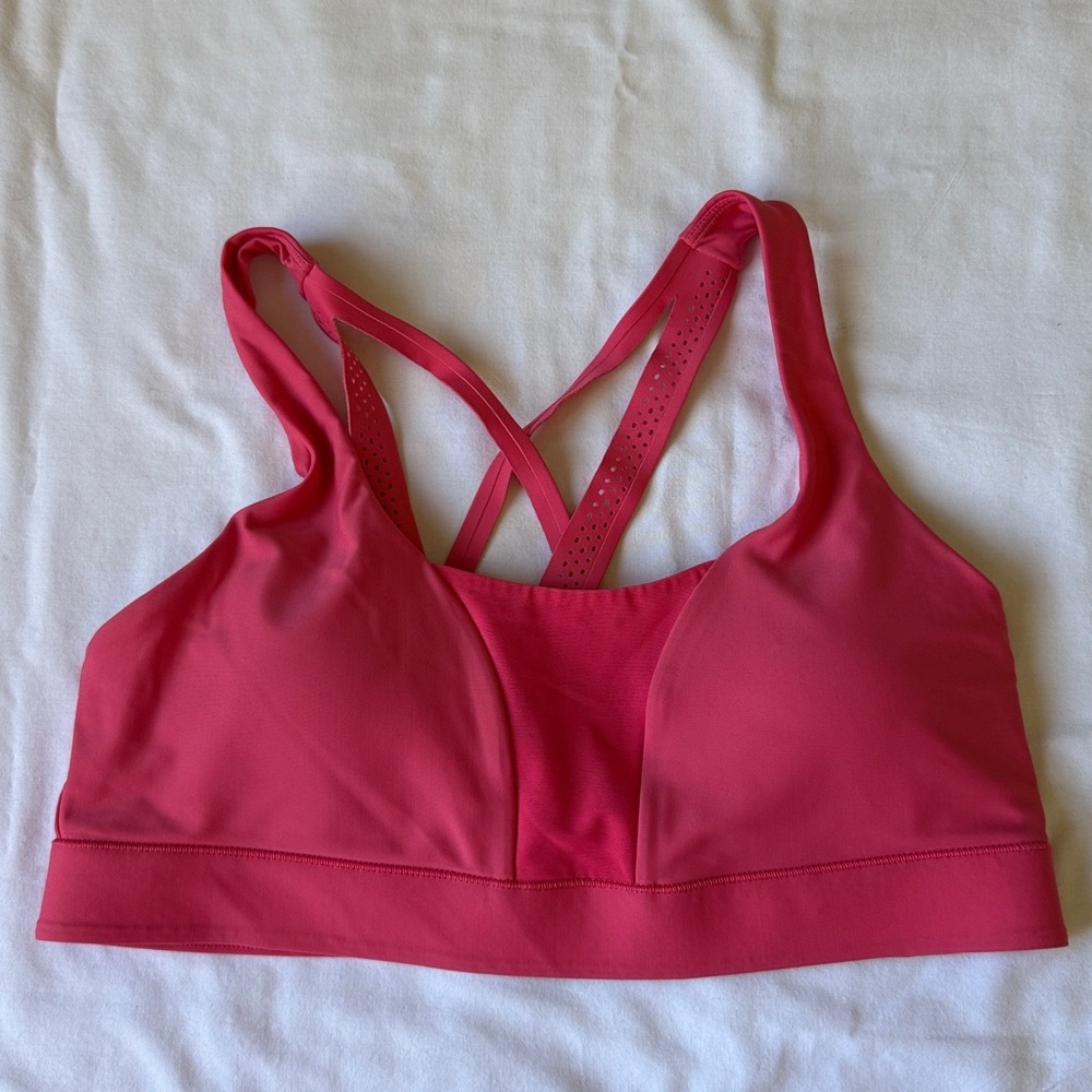 lululemon athletica Bright Pink Supportive Racerback Sports Bra - Picture 5 of 8